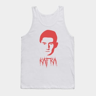 Franz Kafka Metal Font - German Literature Author Tank Top